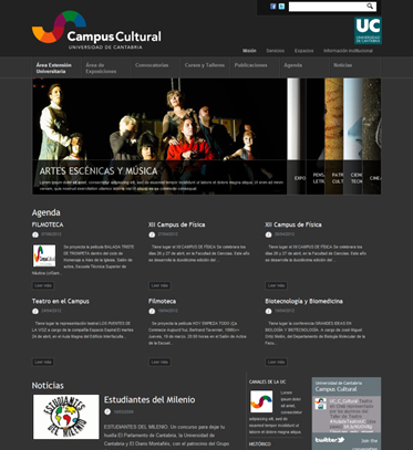 Web del Campus Cultural